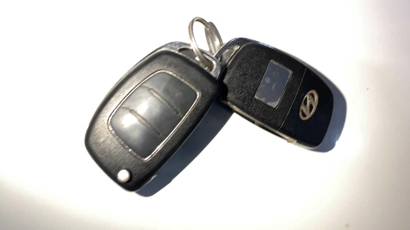 2015 Hyundai Xcent S 1.2, Petrol, Manual, 93,159 km, Key Close Up
