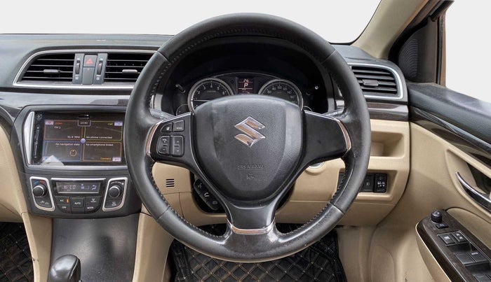 2016 Maruti Ciaz ZXI AT, Petrol, Automatic, 87,328 km, Steering Wheel Close Up