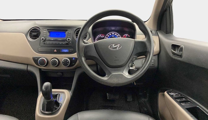 2016 Hyundai Grand i10 MAGNA AT 1.2 KAPPA VTVT, Petrol, Automatic, 25,578 km, Steering Wheel Close Up