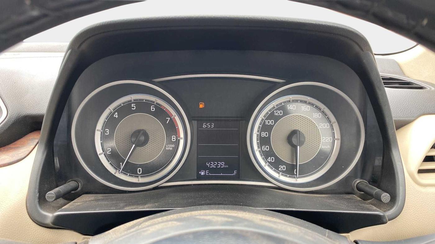 2018 Maruti Dzire VXI, Petrol, Manual, 43,236 km, Odometer Image