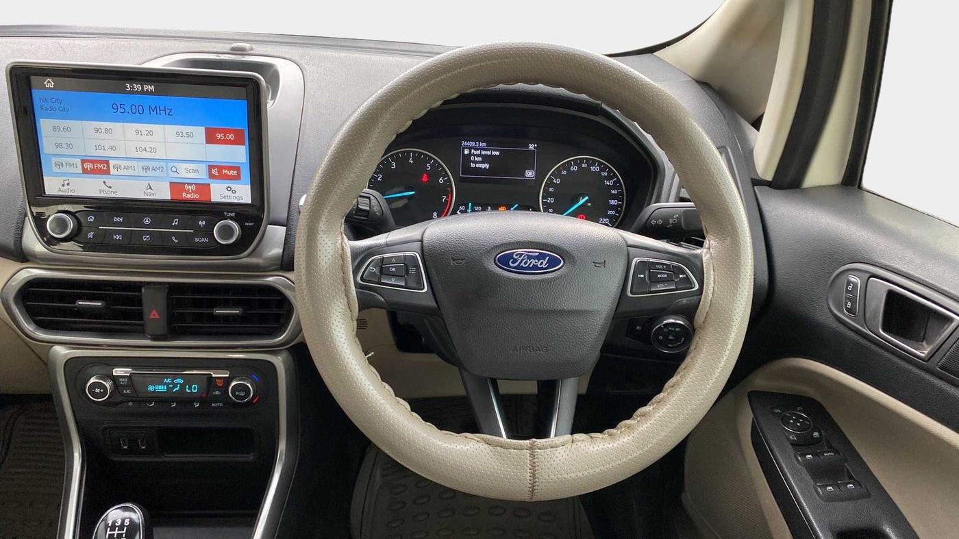 2020 Ford Ecosport TITANIUM 1.5L PETROL, Petrol, Manual, 24,405 km, Steering Wheel Close Up