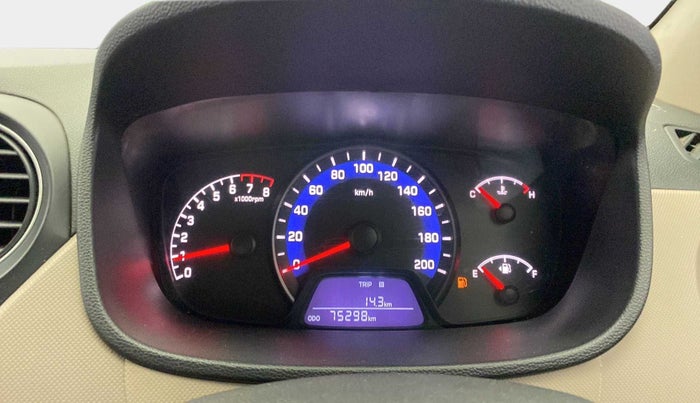 2015 Hyundai Xcent BASE 1.2, Petrol, Manual, 75,326 km, Odometer Image