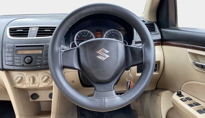 2013 Maruti Swift Dzire VXI, Petrol, Manual, 24,669 km, Steering Wheel Close Up