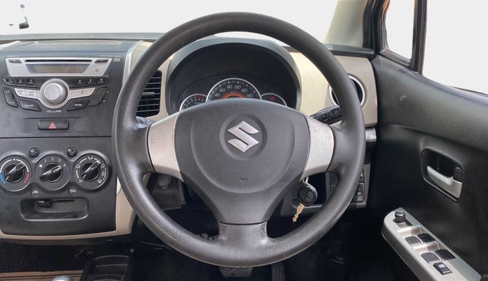 2016 Maruti Wagon R 1.0 VXI AMT, Petrol, Automatic, 48,043 km, Steering Wheel Close Up