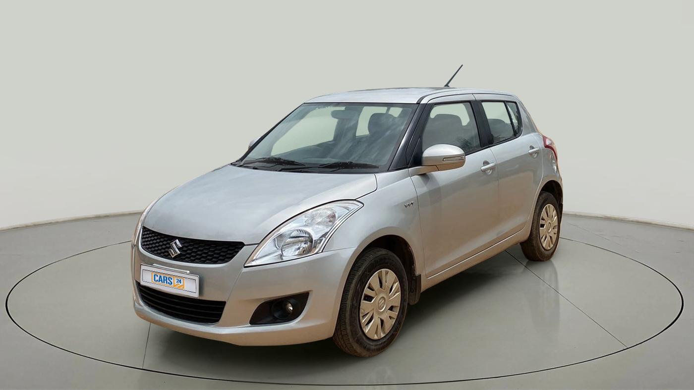 2014 Maruti Swift VXI, Petrol, Manual, 95,421 km, Left Front Diagonal