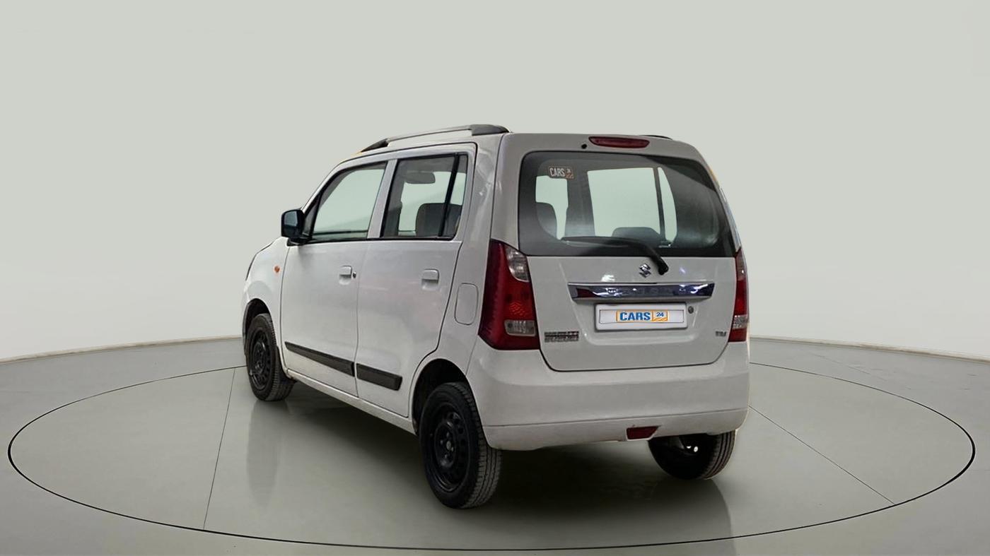2011 Maruti Wagon R 1.0 VXI, Petrol, Manual, 31,824 km, Left Back Diagonal