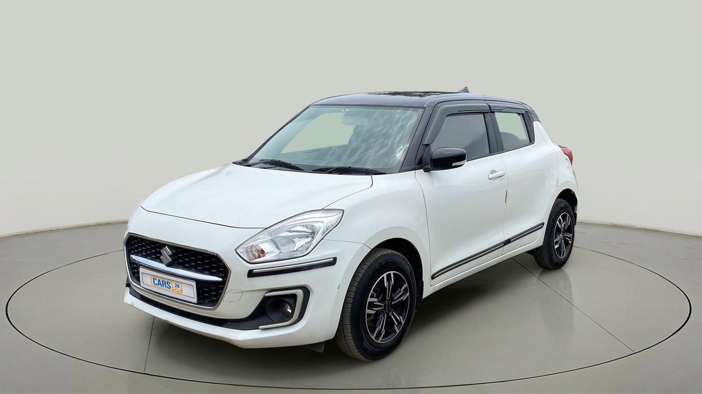 2021 Maruti Swift VXI AMT, Petrol, Automatic, 51,297 km, Left Front Diagonal