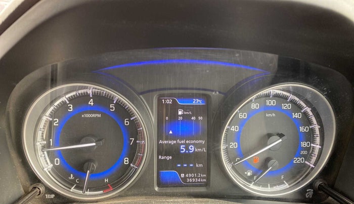 2019 Maruti Baleno ALPHA PETROL 1.2, Petrol, Manual, 36,932 km, Odometer Image