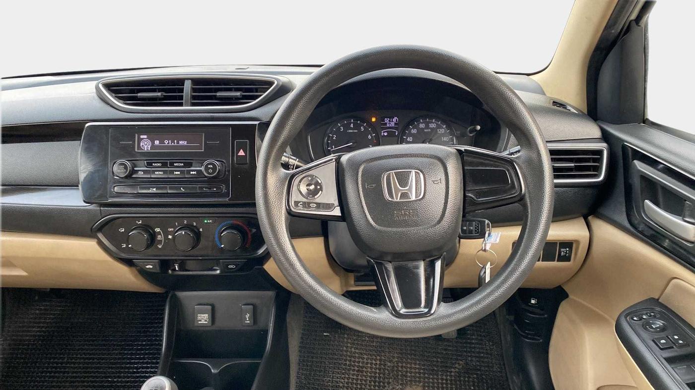2018 Honda Amaze 1.2L I-VTEC S, Petrol, Manual, 21,186 km, Steering Wheel Close Up