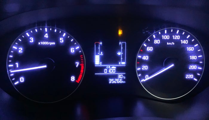 2017 Hyundai Elite i20 ASTA 1.2, Petrol, Manual, 35,342 km, Odometer Image