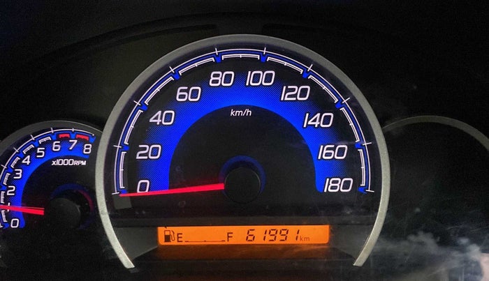 2017 Maruti Wagon R 1.0 VXI, Petrol, Manual, 62,172 km, Odometer Image