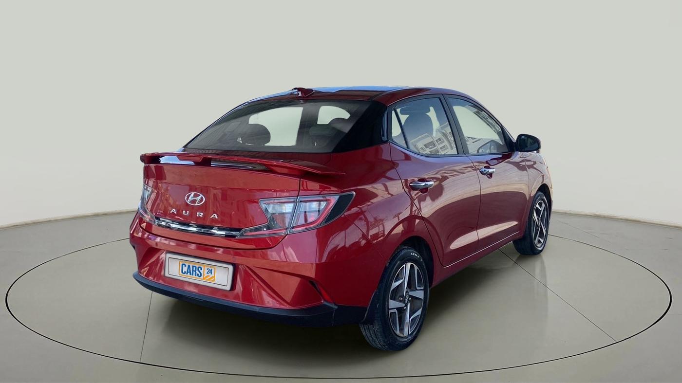 2022 Hyundai AURA SX 1.2, Petrol, Manual, 26,437 km, Right Back Diagonal