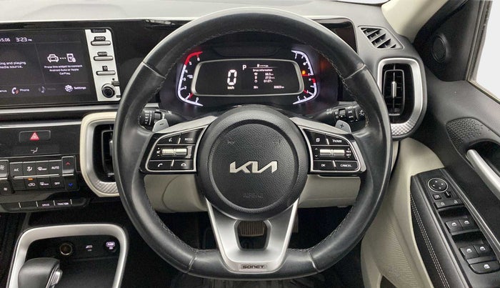2022 KIA SONET HTX ANNIVERSARY EDITION 1.5 AT, Diesel, Automatic, 30,756 km, Steering Wheel Close Up