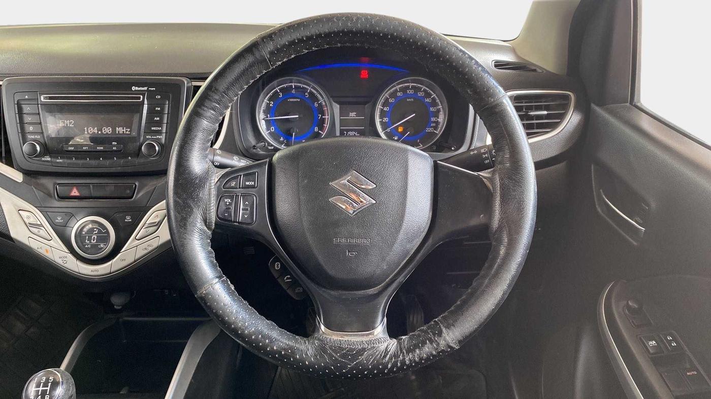 2016 Maruti Baleno DELTA PETROL 1.2, Petrol, Manual, 71,982 km, Steering Wheel Close Up