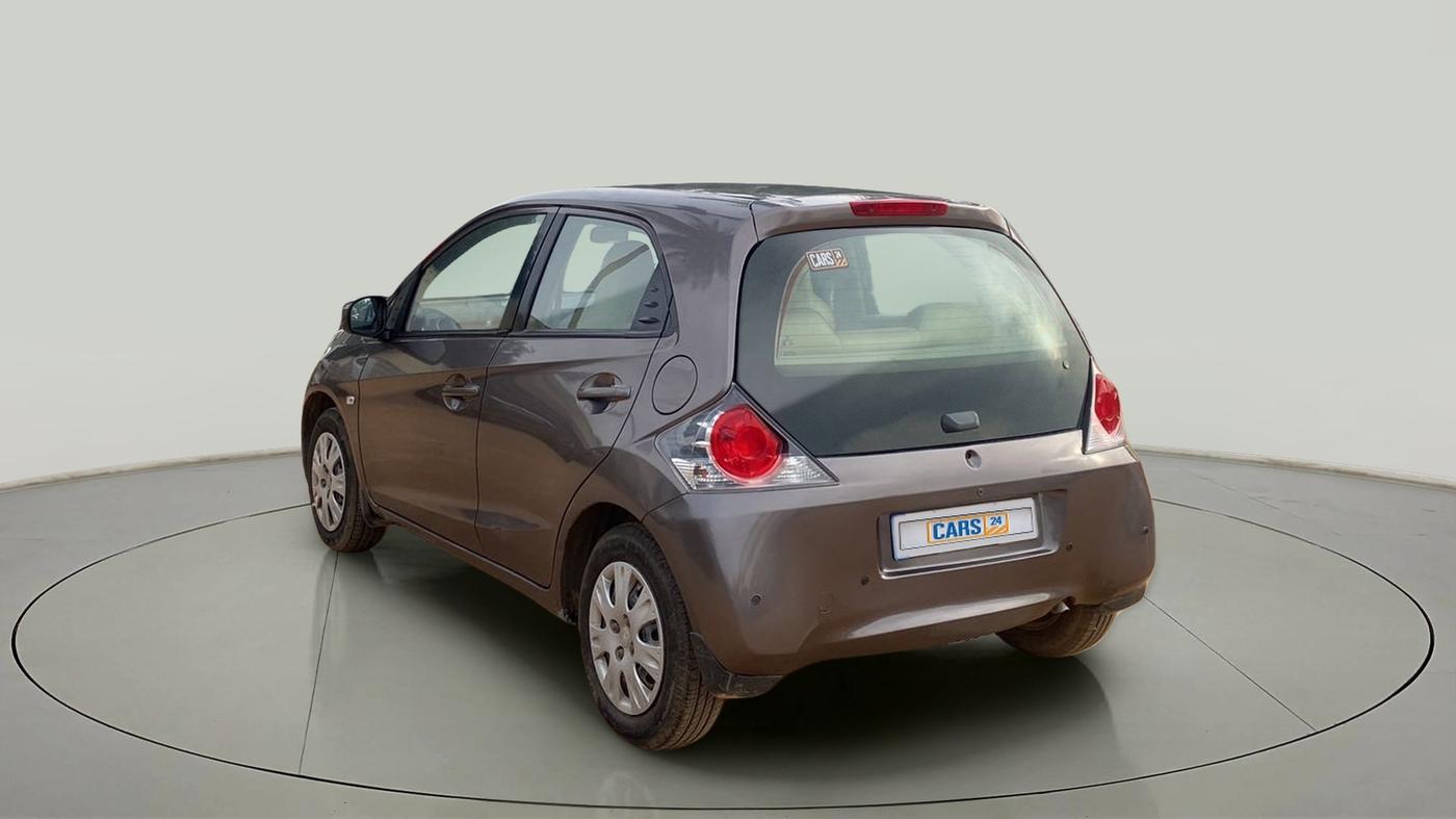 2012 Honda Brio S MT, Petrol, Manual, 74,427 km, Left Back Diagonal