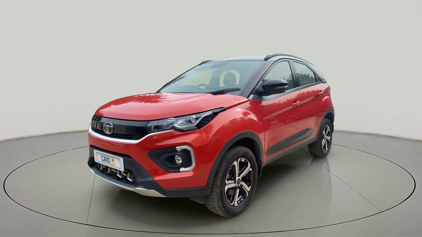 2023 Tata NEXON XZA PLUS SUNROOF DUAL TONE PETROL, Petrol, Automatic, 10,029 km, Left Front Diagonal