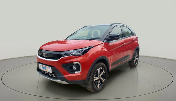 2023 Tata NEXON XZA PLUS SUNROOF DUAL TONE PETROL, Petrol, Automatic, 10,029 km, Left Front Diagonal