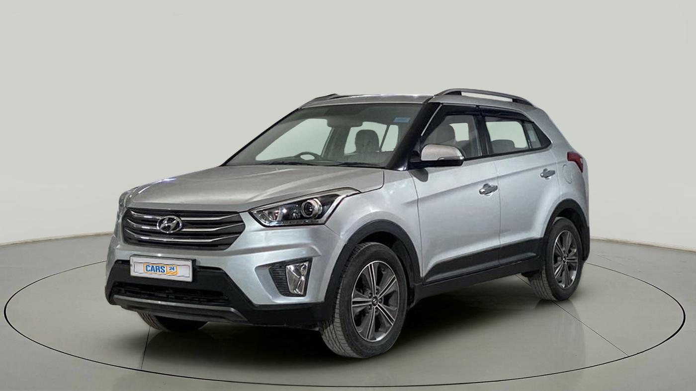 2017 Hyundai Creta SX PLUS AT 1.6 PETROL, Petrol, Automatic, 29,759 km, Left Front Diagonal