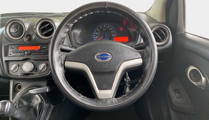 2018 Datsun Go T (O), Petrol, Manual, 46,979 km, Steering Wheel Close Up