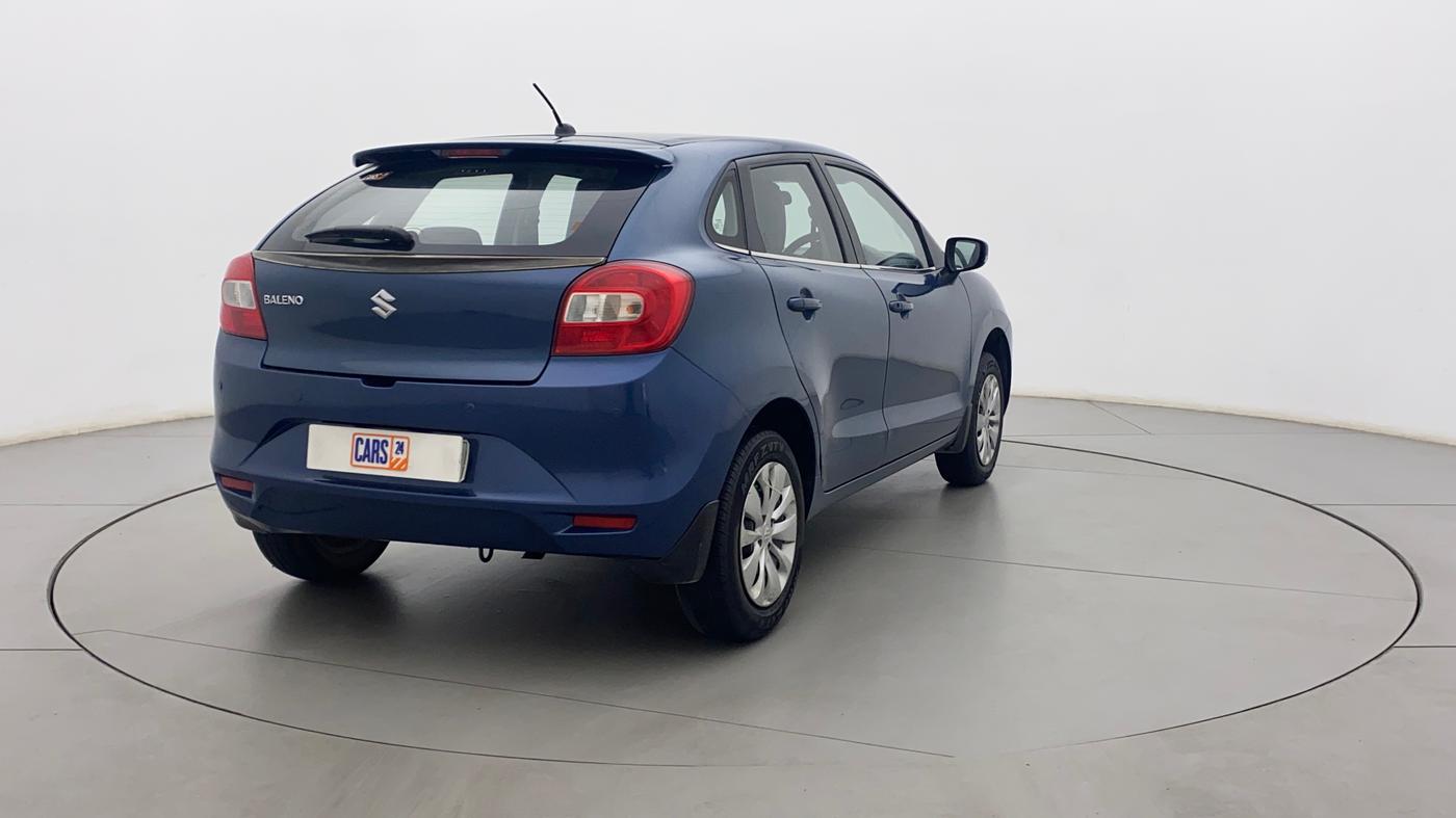2016 Maruti Baleno DELTA PETROL 1.2, Petrol, Manual, 86,246 km, Right Back Diagonal