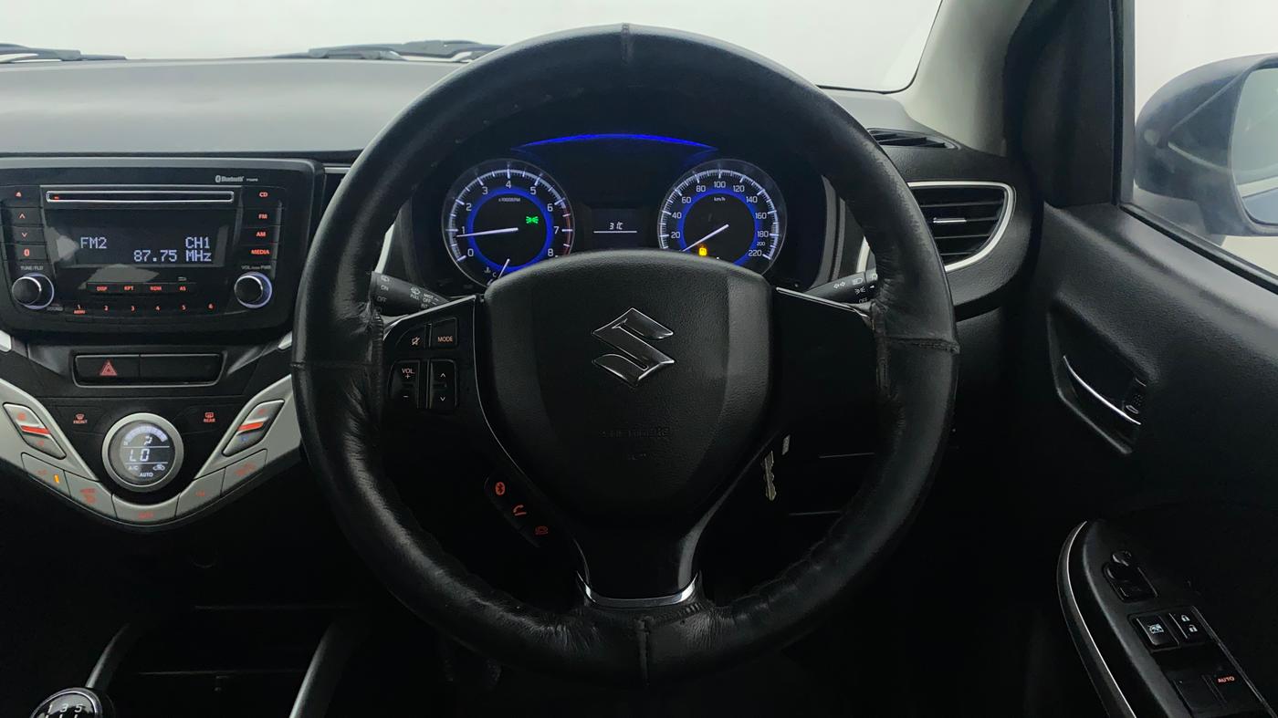 2016 Maruti Baleno DELTA PETROL 1.2, Petrol, Manual, 86,246 km, Steering Wheel Close Up