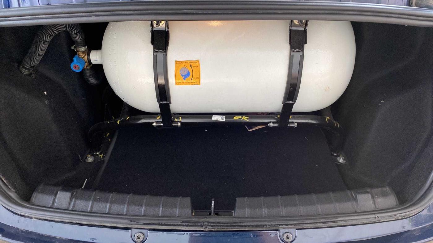 2023 Tata TIGOR XZ PLUS CNG LEATHERETTE PACK, CNG, Manual, 14,038 km, Boot Inside