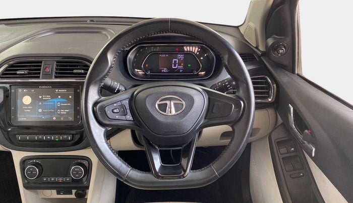 2023 Tata TIGOR XZ PLUS CNG LEATHERETTE PACK, CNG, Manual, 14,038 km, Steering Wheel Close Up