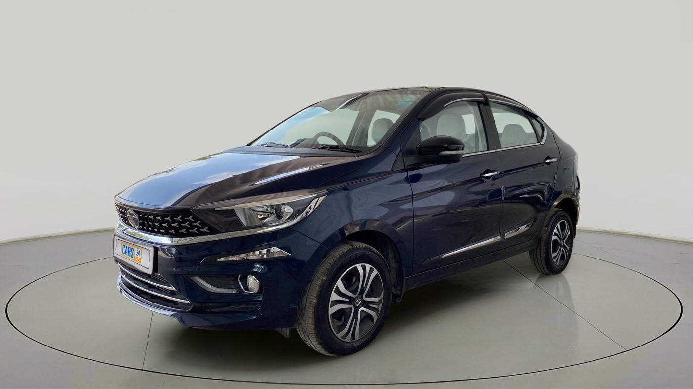 2023 Tata TIGOR XZ PLUS CNG LEATHERETTE PACK, CNG, Manual, 14,038 km, Left Front Diagonal