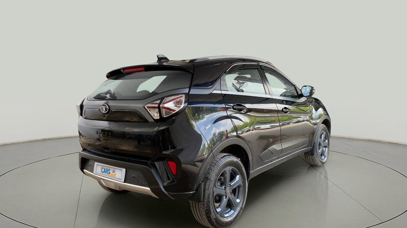 2022 Tata NEXON XZ PLUS (O) DIESEL DARK EDITION, Diesel, Manual, 26,543 km, Right Back Diagonal