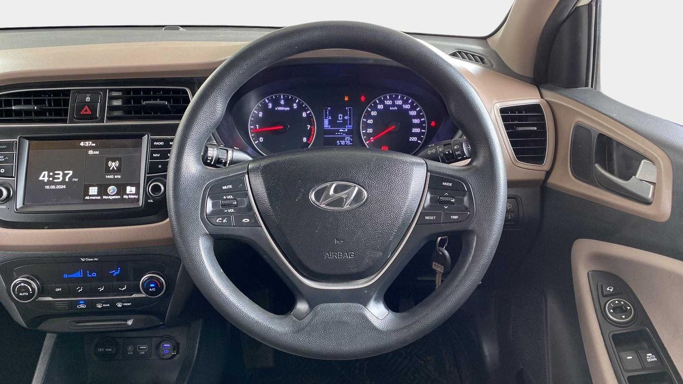 2018 Hyundai Elite i20 ASTA 1.2, Petrol, Manual, 57,869 km, Steering Wheel Close Up