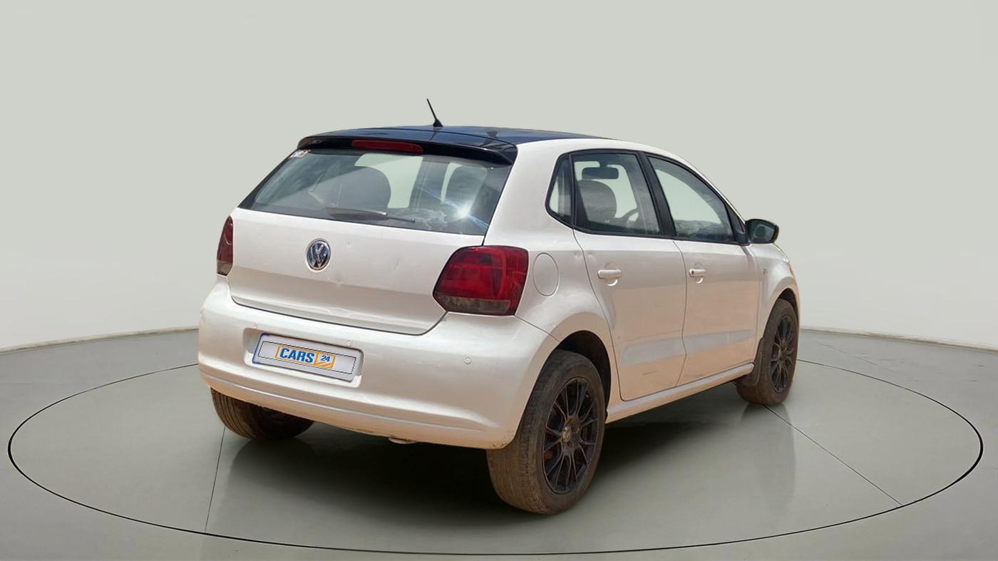 2014 Volkswagen Polo COMFORTLINE 1.2L, Diesel, Manual, 90,678 km, Right Back Diagonal