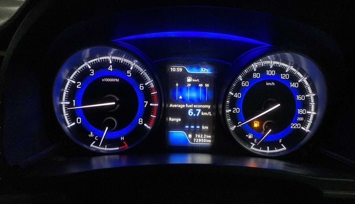 2016 Maruti Baleno ALPHA PETROL 1.2, Petrol, Manual, 72,895 km, Odometer Image