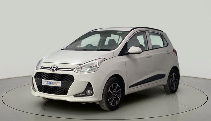 2017 Hyundai Grand i10 SPORTZ (O) AT 1.2 KAPPA VTVT, CNG, Automatic, 48,380 km, Left Front Diagonal