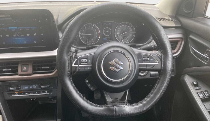 2023 Maruti BREZZA ZXI SMART HYBRID , Petrol, Manual, 8,468 km, Steering Wheel Close Up