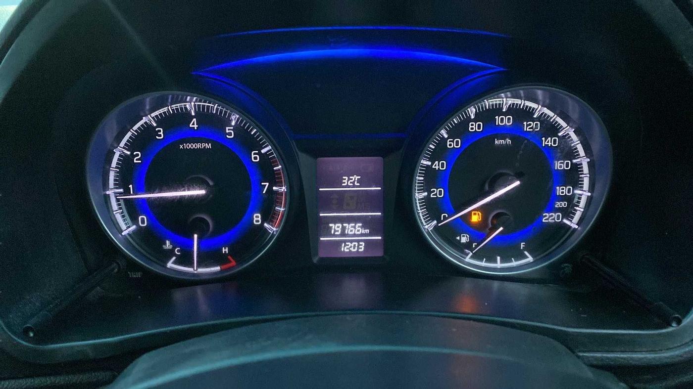 2017 Maruti Baleno DELTA PETROL 1.2, Petrol, Manual, 79,753 km, Odometer Image