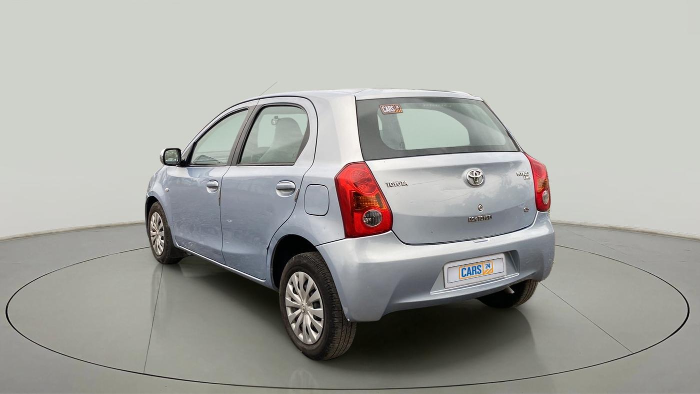 2012 Toyota Etios Liva G, Petrol, Manual, 60,803 km, Left Back Diagonal