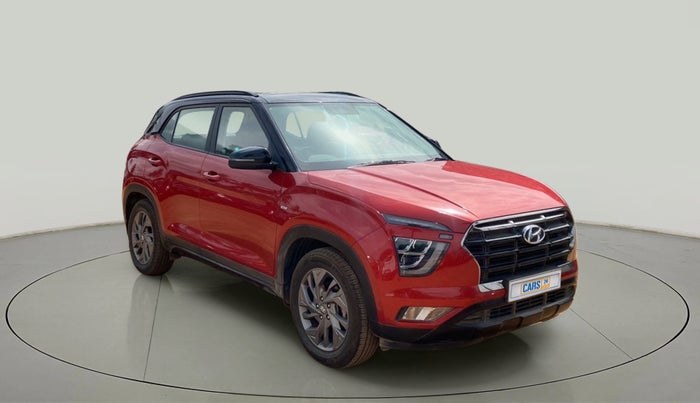 2020 Hyundai Creta SX (O) 1.4 TURBO DCT, Petrol, Automatic, 57,558 km, Right Front Diagonal