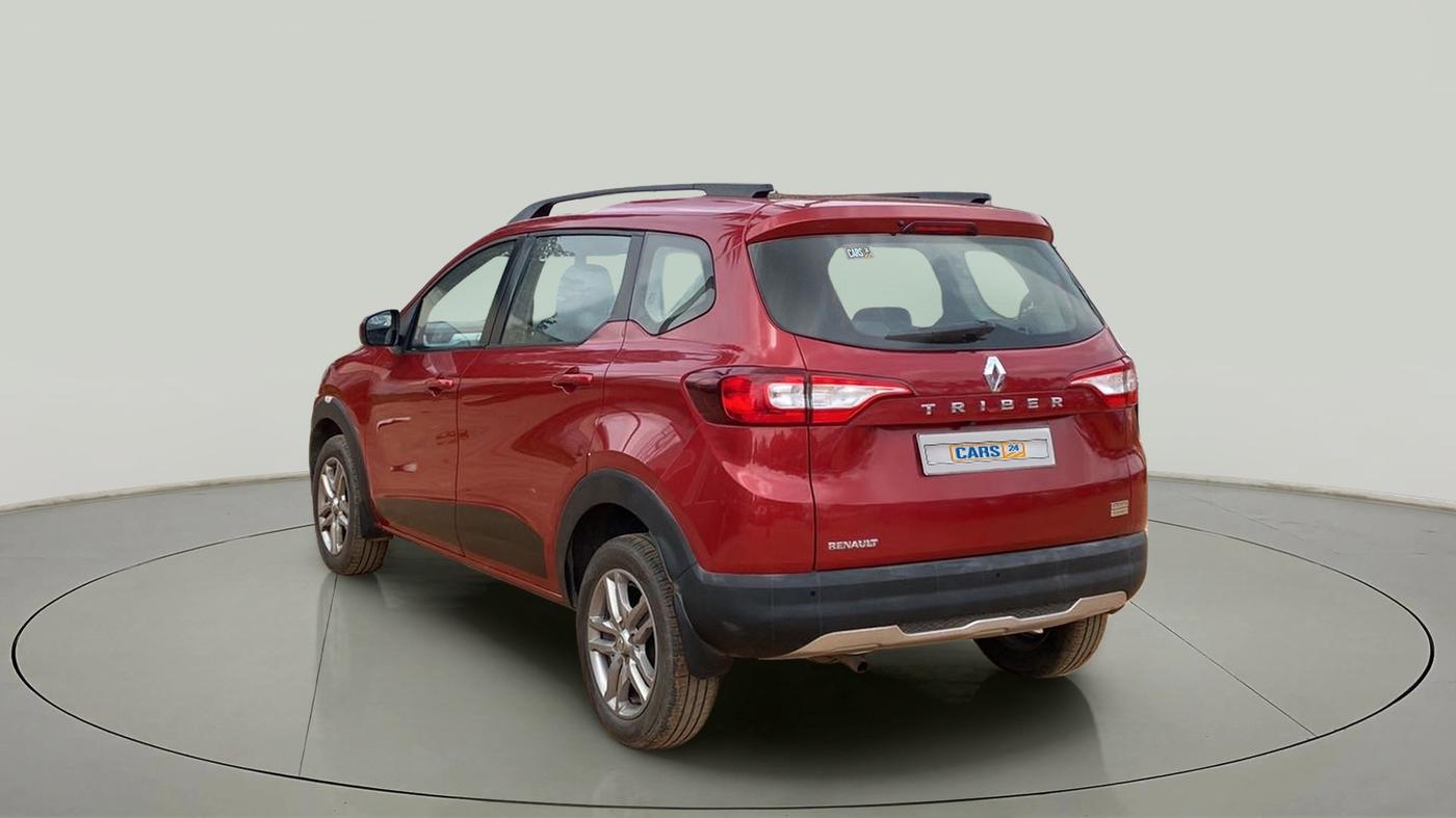 2020 Renault TRIBER RXZ AMT, Petrol, Automatic, 19,907 km, Left Back Diagonal