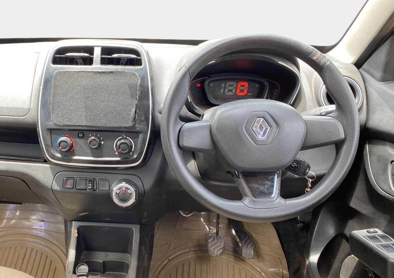 2017 Renault Kwid RXL 1.0 AMT, Petrol, Automatic, 35,566 km, Steering Wheel Close Up