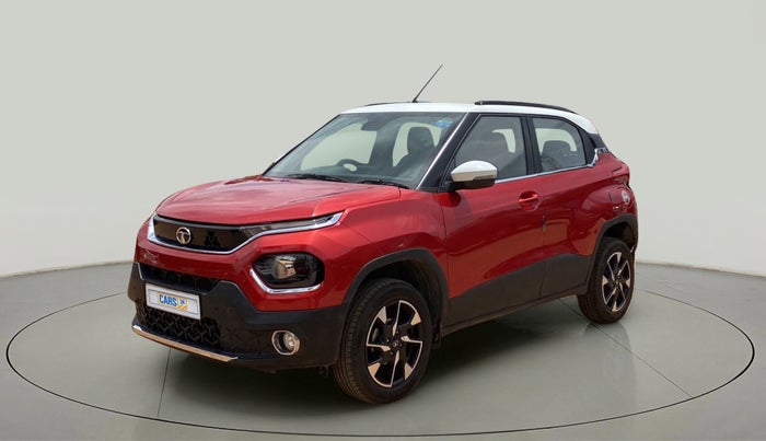 2023 Tata PUNCH CREATIVE IRA AMT 1.2 RTN DUAL TONE, Petrol, Automatic, 7,511 km, Left Front Diagonal