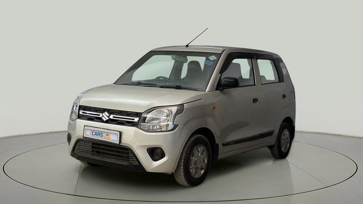 2019 Maruti New Wagon-R LXI CNG (O) 1.0, CNG, Manual, 35,595 km, Left Front Diagonal