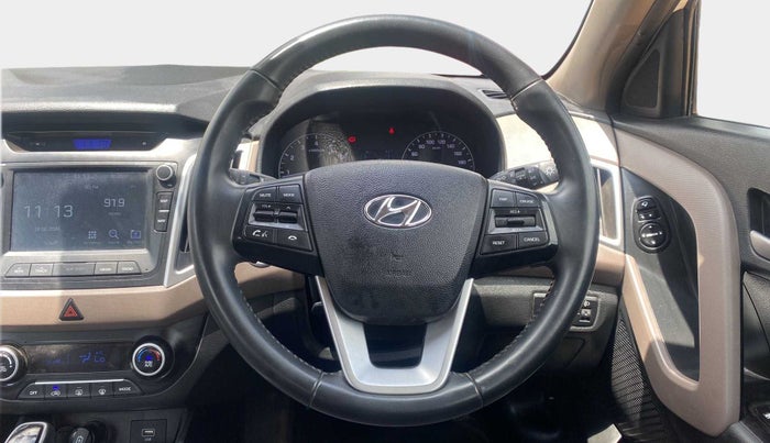 2019 Hyundai Creta SX AT 1.6 PETROL, Petrol, Automatic, 43,671 km, Steering Wheel Close Up