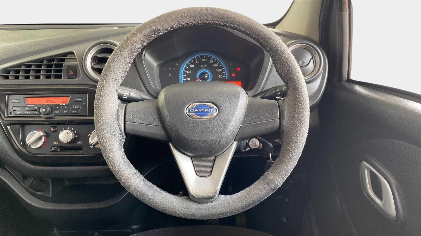 2019 Datsun Redi Go T(O) 1.0 AMT, Petrol, Automatic, 35,689 km, Steering Wheel Close Up
