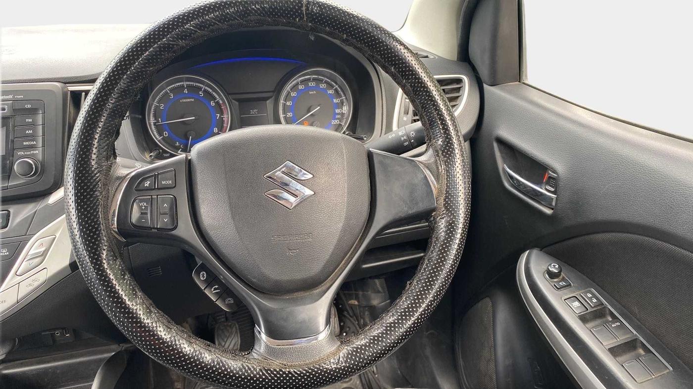 2016 Maruti Baleno DELTA PETROL 1.2, Petrol, Manual, 34,373 km, Steering Wheel Close Up