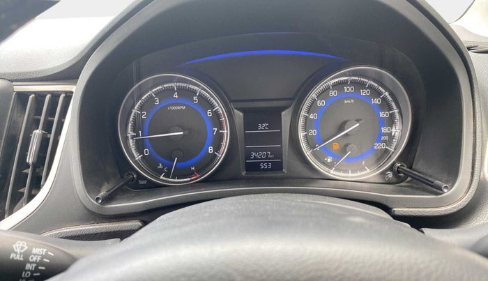 2016 Maruti Baleno DELTA PETROL 1.2, Petrol, Manual, 34,373 km, Odometer Image
