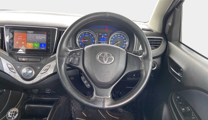 2019 Toyota Glanza G, Petrol, Manual, 37,376 km, Steering Wheel Close Up