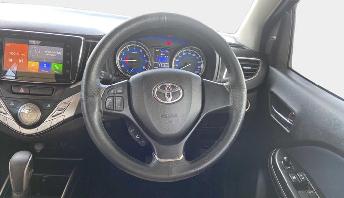 2021 Toyota Glanza G CVT, Petrol, Automatic, 8,430 km, Steering Wheel Close Up
