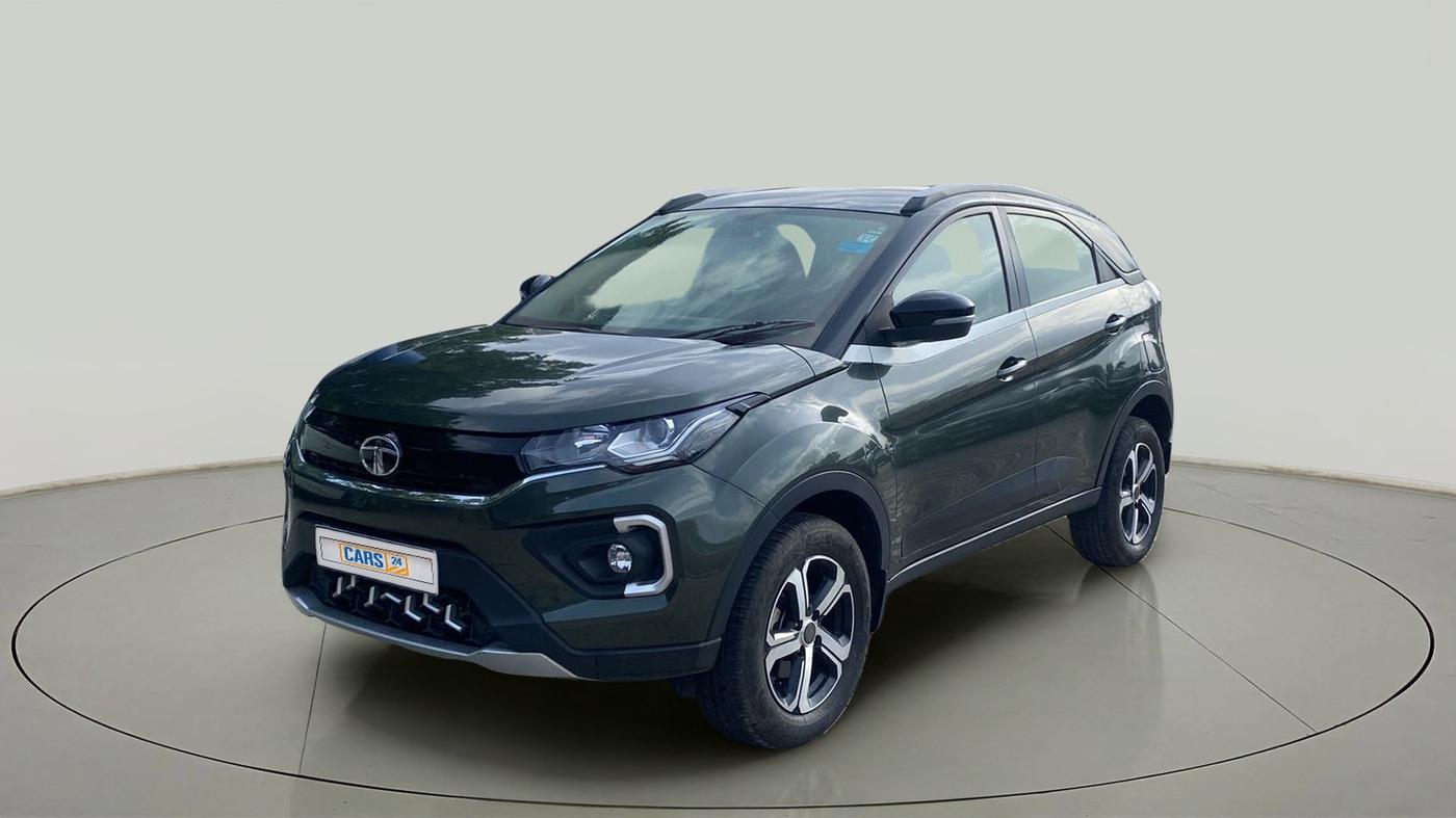 2021 Tata NEXON XZA PLUS PETROL, Petrol, Automatic, 7,358 km, Left Front Diagonal