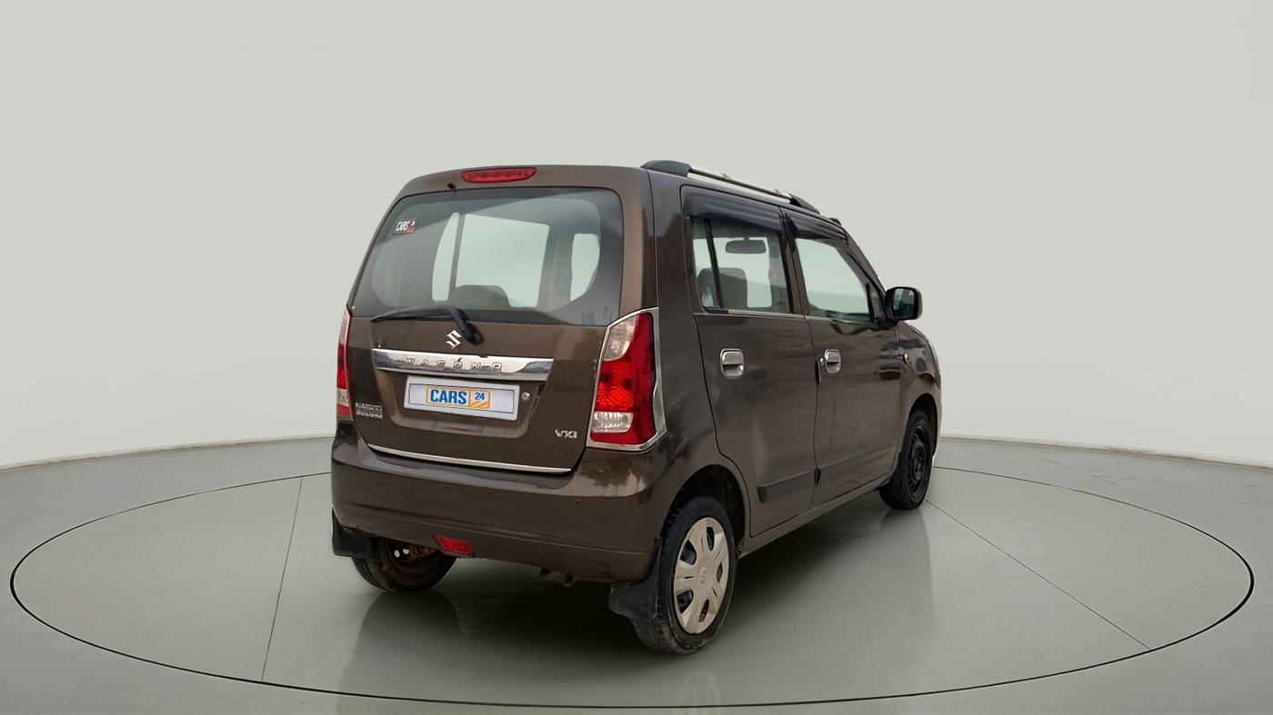 2015 Maruti Wagon R 1.0 VXI, Petrol, Manual, 82,009 km, Right Back Diagonal