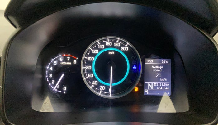 2021 Maruti IGNIS ZETA 1.2 AMT, Petrol, Automatic, 45,413 km, Odometer Image